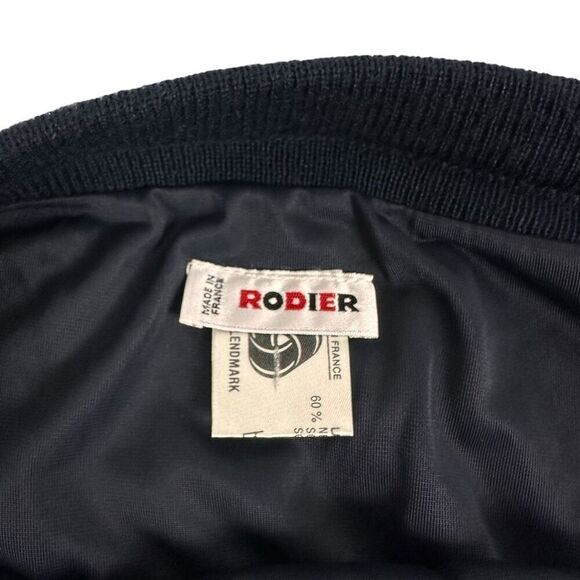 RODIER Womens Classic Dark Blue Medium Wool Blend Pull On Skirt - Picture 4 of 7